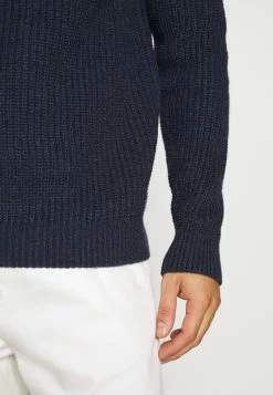 Pier One CHUNKY MOCKNECK JUMPER - Jersey De Punto - Dark Blue, Hombre -Pier One Comercio 00064eaa02aa4c40b4957e6d7f6ce25e