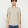 Pier One 3 PACK - Camiseta Básica - Brown/beige/light Blue, Hombre -Pier One Comercio 00d6909249d8424196782217f5651a3e