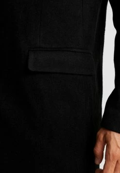 Pier One Abrigo Clásico - Black, Hombre -Pier One Comercio 028e03b31d4e49969839eb6f60af05ac