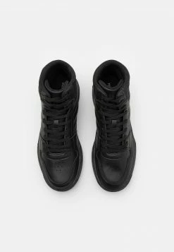 Pier One Hombre LEATHER - Zapatillas Altas - Black -Pier One Comercio 0490b499186c4aa1a827444aabafd5d3