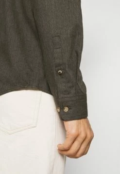 Pier One Hombre Camisa - Mottled Dark Green -Pier One Comercio 07acffea0e7f49919c9813d7010dc6e6