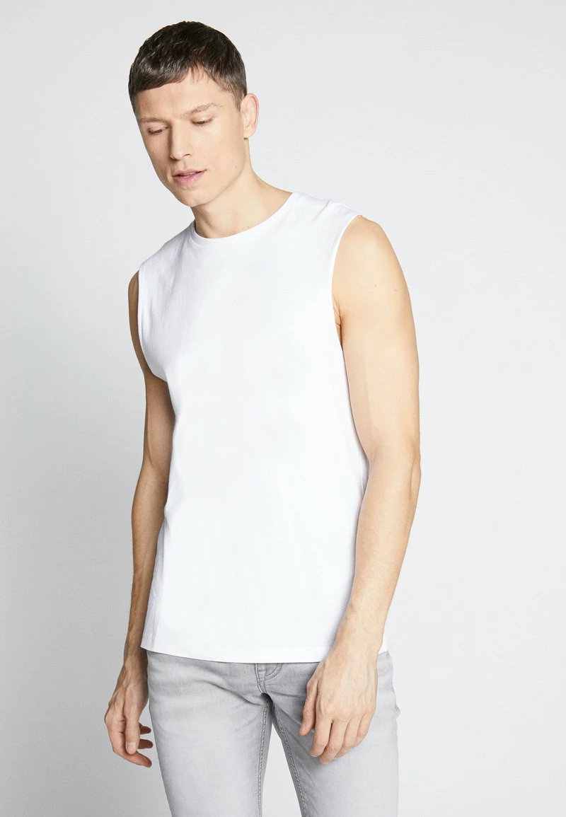 Pier One Hombre 2 PACK - Top - White/black 4 Pier One Hombre 2 PACK - Top - White/black - Imagen 2