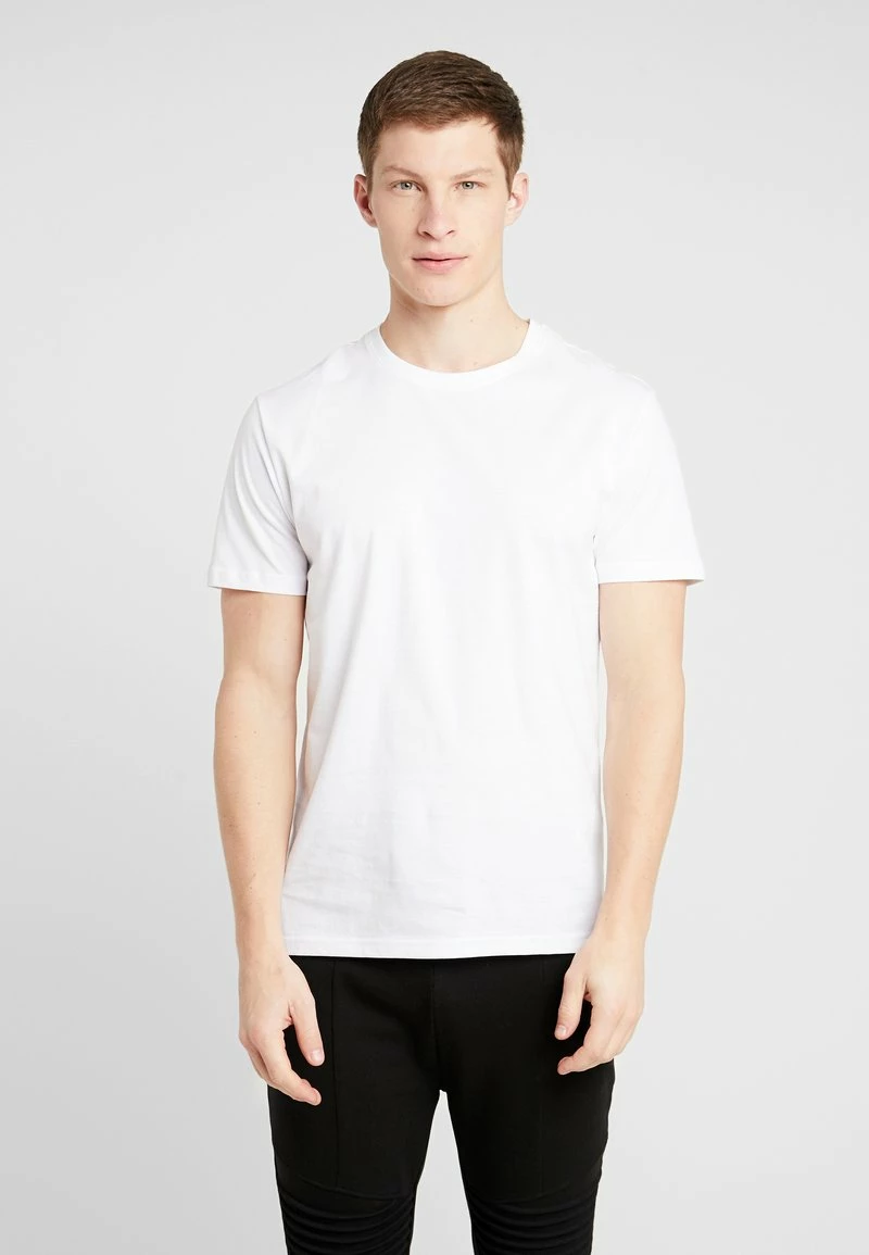 Pier One 5 PACK - Camiseta Básica - White, Hombre 5 Pier One 5 PACK - Camiseta Básica - White, Hombre - Imagen 3