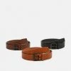 Pier One Unisexo 3 PACK - Cinturón - Black/brown/cognac 1 Pier One Unisexo 3 PACK - Cinturón - Black/brown/cognac -Pier One Comercio 09d87bd208674428961aeac9990444a4