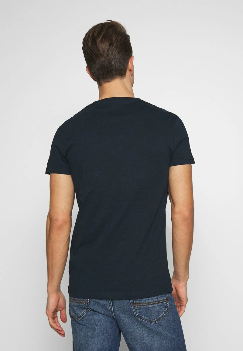 Pier One Camiseta Básica - Dark Blue, Hombre 5 Pier One Camiseta Básica - Dark Blue, Hombre - Imagen 3