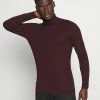 Pier One MUSCLE FIT TURTLE - Jersey De Punto - Mottled Bordeaux, Hombre -Pier One Comercio 0b0eccef7ef8492991259cfffe8085b5