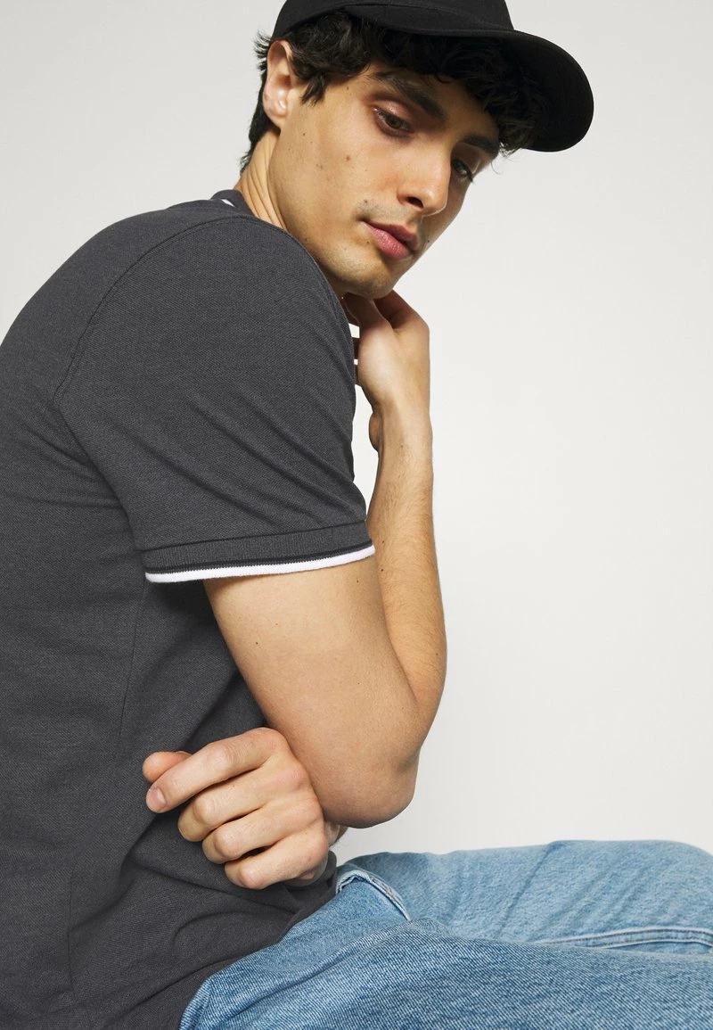 Pier One Hombre Polo - Mottled Dark Grey 7 Pier One Hombre Polo - Mottled Dark Grey - Imagen 5