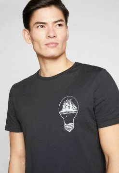 Pier One Hombre Camiseta Estampada - Black -Pier One Comercio 0cd363ce31c44567ad3d471b2691e7d9