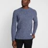 Pier One Hombre MULTICOLOUR HALF CARDIGAN JUMPER - Jersey De Punto - Mottled Blue -Pier One Comercio 0e749c4566c34eb3817991011ba994c1