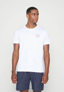 Pier One Hombre NEVER TOO LATE GRAPHIC T-SHIRT - Camiseta Estampada - White -Pier One Comercio 0e94621b2f7b43f3a71e2d97899c4794