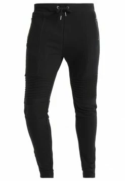 Pier One Hombre BIKER JOGGER - Pantalones Deportivos - Black -Pier One Comercio 0ea0952ad151480fb27b0921be6d98b9