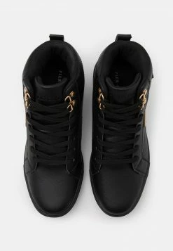 Pier One Unisexo Zapatillas Altas - Black/gold-coloured -Pier One Comercio 0f46296aebc54254b608df835fb1fc0b
