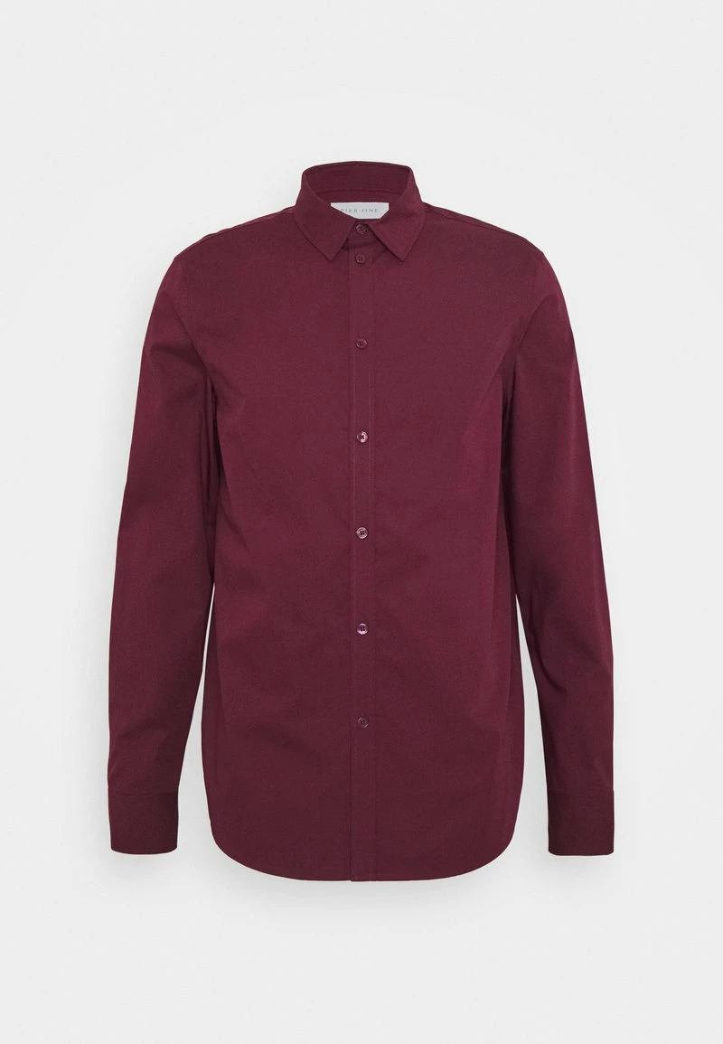 Pier One Camisa Elegante - Bordeaux, Hombre 7 Pier One Camisa Elegante - Bordeaux, Hombre - Imagen 5