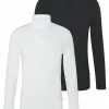 Pier One Hombre 2 PACK - Camiseta De Manga Larga - White/black -Pier One Comercio 131c66307636477987dd73f5f031d29f