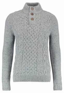 Pier One Hombre Jersey De Punto - Mottled Grey -Pier One Comercio 144a0b2498bf4177af195a8dc4dfc591