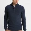 Pier One Hombre Jersey De Punto - Mottled Dark Blue
