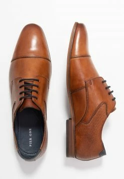 Pier One Hombre LEATHER - Zapatos Con Cordones - Cognac -Pier One Comercio 1765680b5d51473aa13b084b2200b0bc