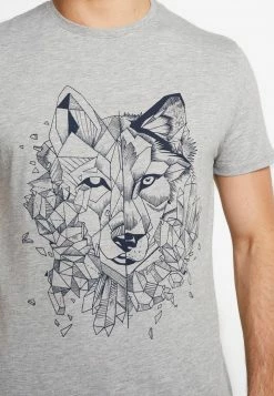 Pier One Hombre Camiseta Estampada - Mottled Grey -Pier One Comercio 19bac3e87c214150932db03a2c67e58e