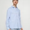 Pier One Hombre Camisa - Mottled Blue -Pier One Comercio 19c5ac8a60534a19b223d674fd6ce4dc