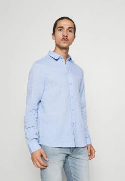 Pier One Hombre Camisa - Mottled Blue