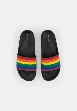 Pier One Unisexo UNISEX - Sandalias Planas - Black -Pier One Comercio 19efa94273fb417f9bf39f979356d170