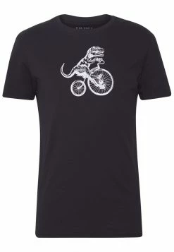 Pier One Hombre Camiseta Estampada - Black -Pier One Comercio 1bb7470a11464516986204c83b2cb8a1