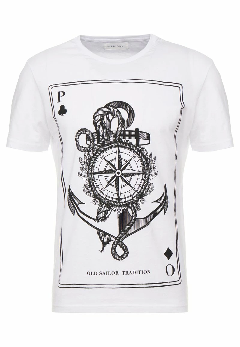 Pier One Hombre Camiseta Estampada - White 6 Pier One Hombre Camiseta Estampada - White - Imagen 4