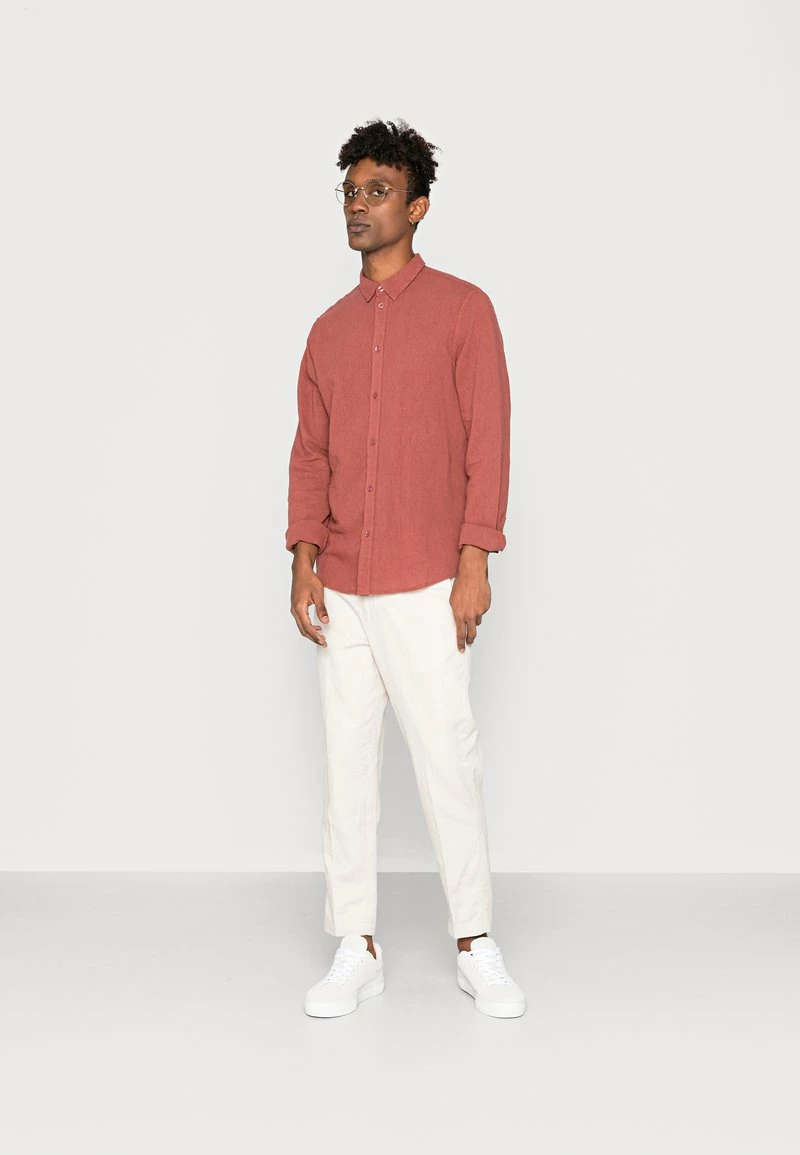 Pier One Hombre Camisa - Cognac 4 Pier One Hombre Camisa - Cognac - Imagen 2