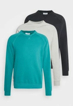 Pier One Hombre 3 PACK - Sudadera - Black/stone/blue -Pier One Comercio 1f07ffe254704ae487f70041d0d3853a