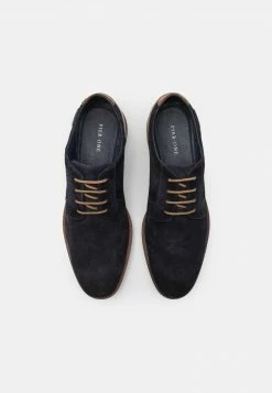 Pier One Hombre LEATHER - Zapatos De Vestir - Dark Blue -Pier One Comercio 1fa5b592b9e94d1e8bf826bc10359642