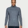 Pier One Hombre ESSENTIAL WINTER TURTLENECK / 512 - MOTTLED BLUE - Jersey De Punto - Mottled Blue -Pier One Comercio 20d611807838438e9178da6190699a9c
