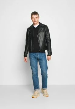 Pier One Hombre 2PACK - Jersey De Punto - Black/bordeaux