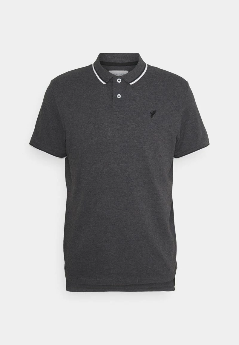 Pier One Hombre Polo - Mottled Dark Grey 8 Pier One Hombre Polo - Mottled Dark Grey - Imagen 6