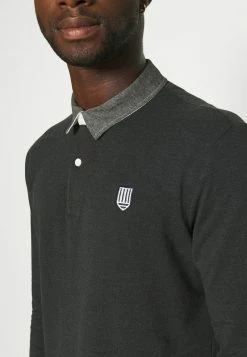 Pier One Hombre COLLAR RUGBY - Polo - Mottled Dark Grey -Pier One Comercio 263ae91989b94e3894a690c900d8e17d