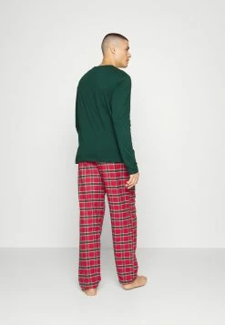 Pier One Hombre Pijama - Dark Green/red -Pier One Comercio 2695334f1a2a4737bf6ab8c3dcee3d75