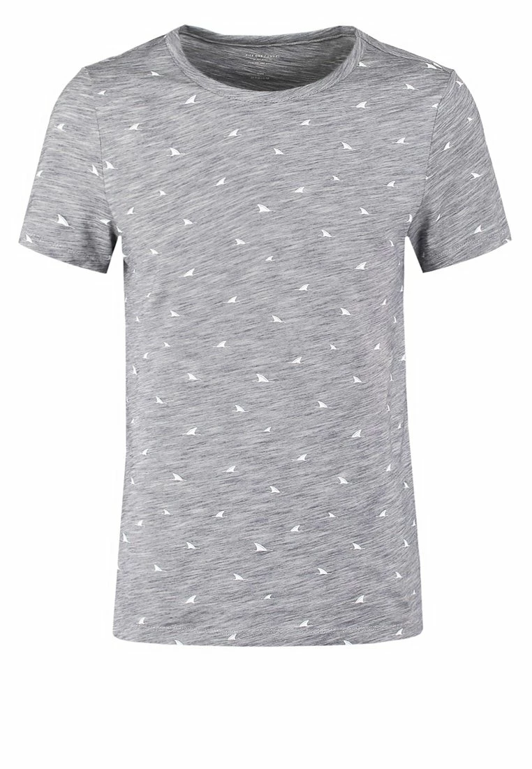 Pier One Hombre Camiseta Estampada - Dark Blue Melange 8 Pier One Hombre Camiseta Estampada - Dark Blue Melange - Imagen 6