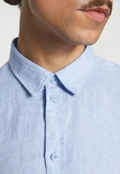 Pier One Hombre Camisa - Mottled Blue -Pier One Comercio 26fad038e1bb453fbae1f1cd8d39d1af