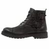 Pier One Hombre Botines Con Cordones - Black