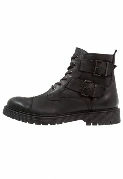 Pier One Hombre Botines Con Cordones - Black