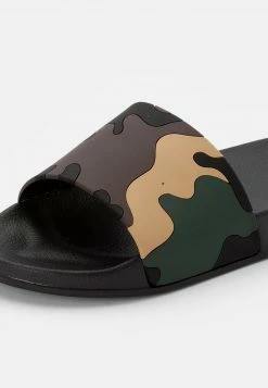 Pier One Unisexo UNISEX - Chanclas De Baño - Black Olive -Pier One Comercio 2853a4386e324830a80942db80ab6ebc