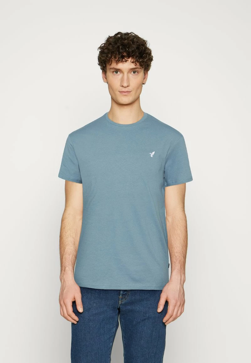 Pier One Hombre WITH BIRD STRAIGHT 5 PACK - Camiseta Básica - Beige/white/light Blue 4 Pier One Hombre WITH BIRD STRAIGHT 5 PACK - Camiseta Básica - Beige/white/light Blue - Imagen 2