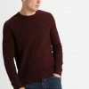 Pier One Hombre Jersey De Punto - Mottled Bordeaux -Pier One Comercio 299f670f1ac044398a81a9d31b2f4776