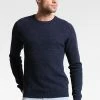 Pier One Hombre Jersey De Punto - Motled Dark Blue -Pier One Comercio 2beb853292f448fba9cb18ddd0b1d79d