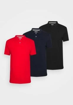 Pier One Hombre 3 PACK - Polo - Dark Blue/red/black -Pier One Comercio 2ce32672af9649869083f9b383f3e8ce