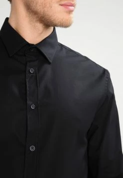 Pier One Hombre Camisa Elegante - Black -Pier One Comercio 2d9da30bcaae4303a9c8248542fbb81b