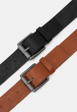 Pier One Unisexo 2 PACK - Cinturón - Black/cognac -Pier One Comercio 2e126f1c81ea497db433161d81e92f80