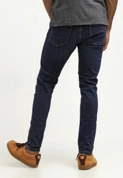 Pier One Hombre DISTRESSED DENIM SLIM FIT - Vaqueros Slim Fit - Dark Blue Denim -Pier One Comercio 2e497a10c62240b8ad5729378916a3dd