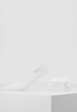 Pier One Hombre 5 PACK - Calcetines Tobilleros - White