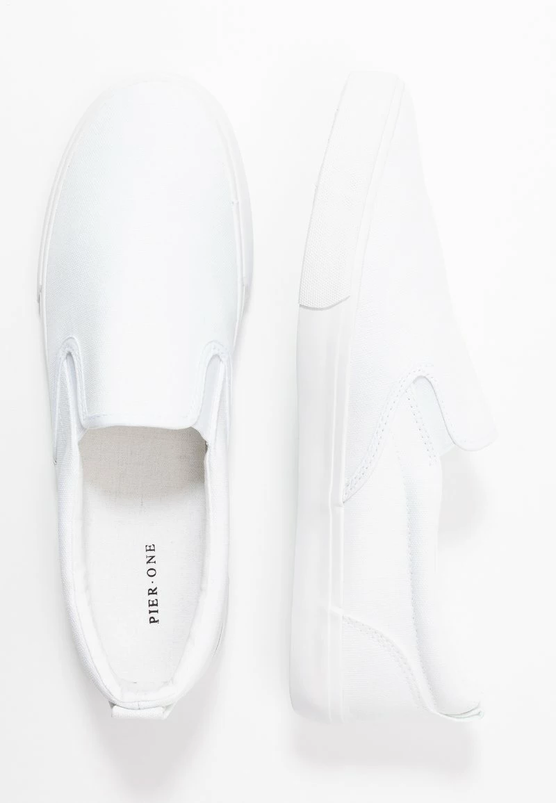 Pier One UNISEX - Mocasines - White, Unisexo 4 Pier One UNISEX - Mocasines - White, Unisexo - Imagen 2