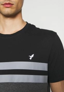 Pier One Hombre Camiseta Estampada - Black/grey -Pier One Comercio 382016cd9efa468aa27a2a4c8bdd5c86